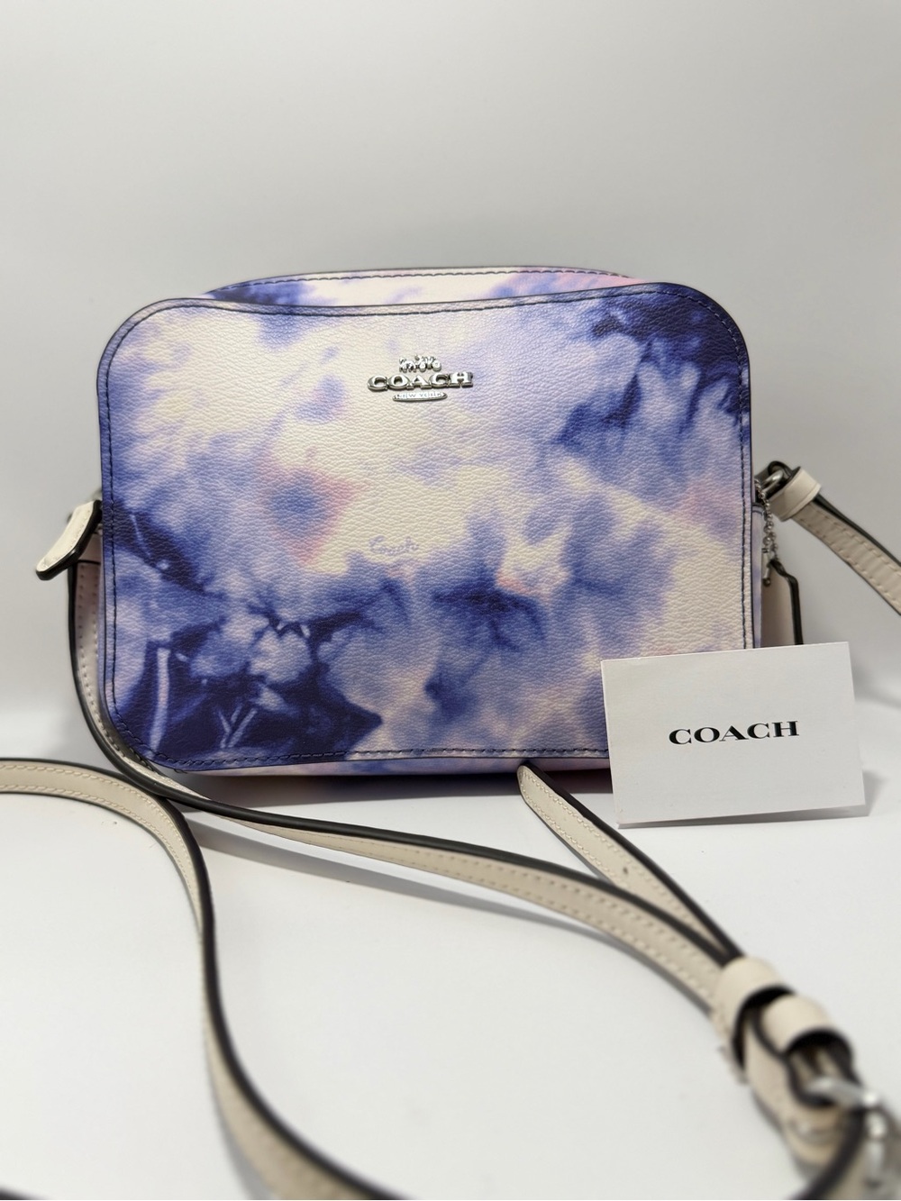 COACH | Bags | Coach Mini Camera Bag Crossbody |Purple Pink TieDye C4218